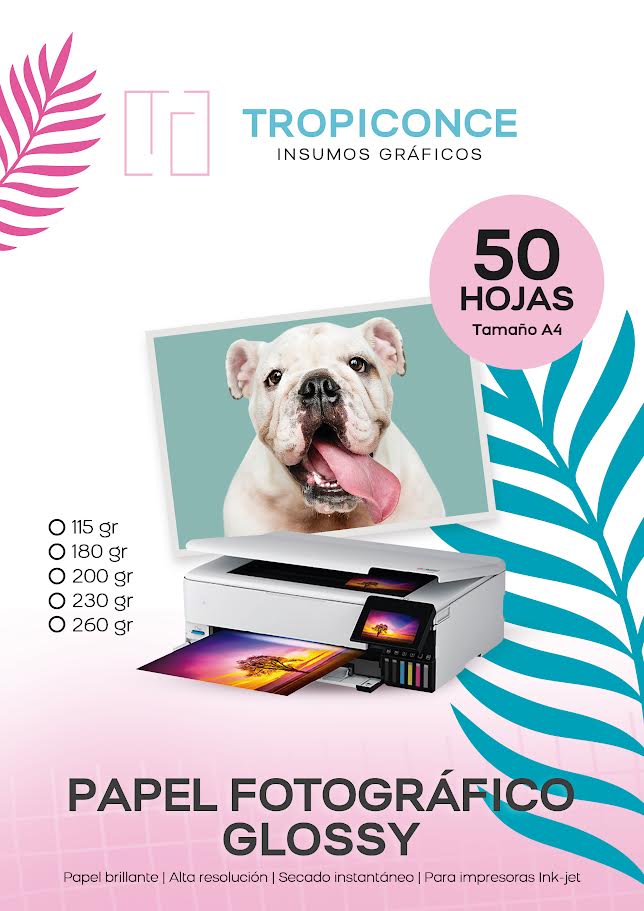 Fotog. Glossy 230 Mate (50 hojas)