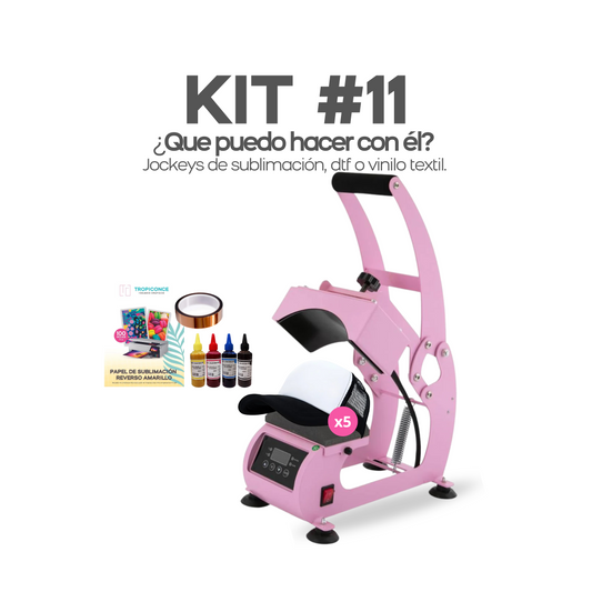 KIT #11 ESTAMPADORA DE JOCKEYS E INSUMOS