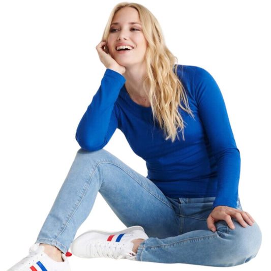 Polera Manga Larga Mujer - 100% Algodón