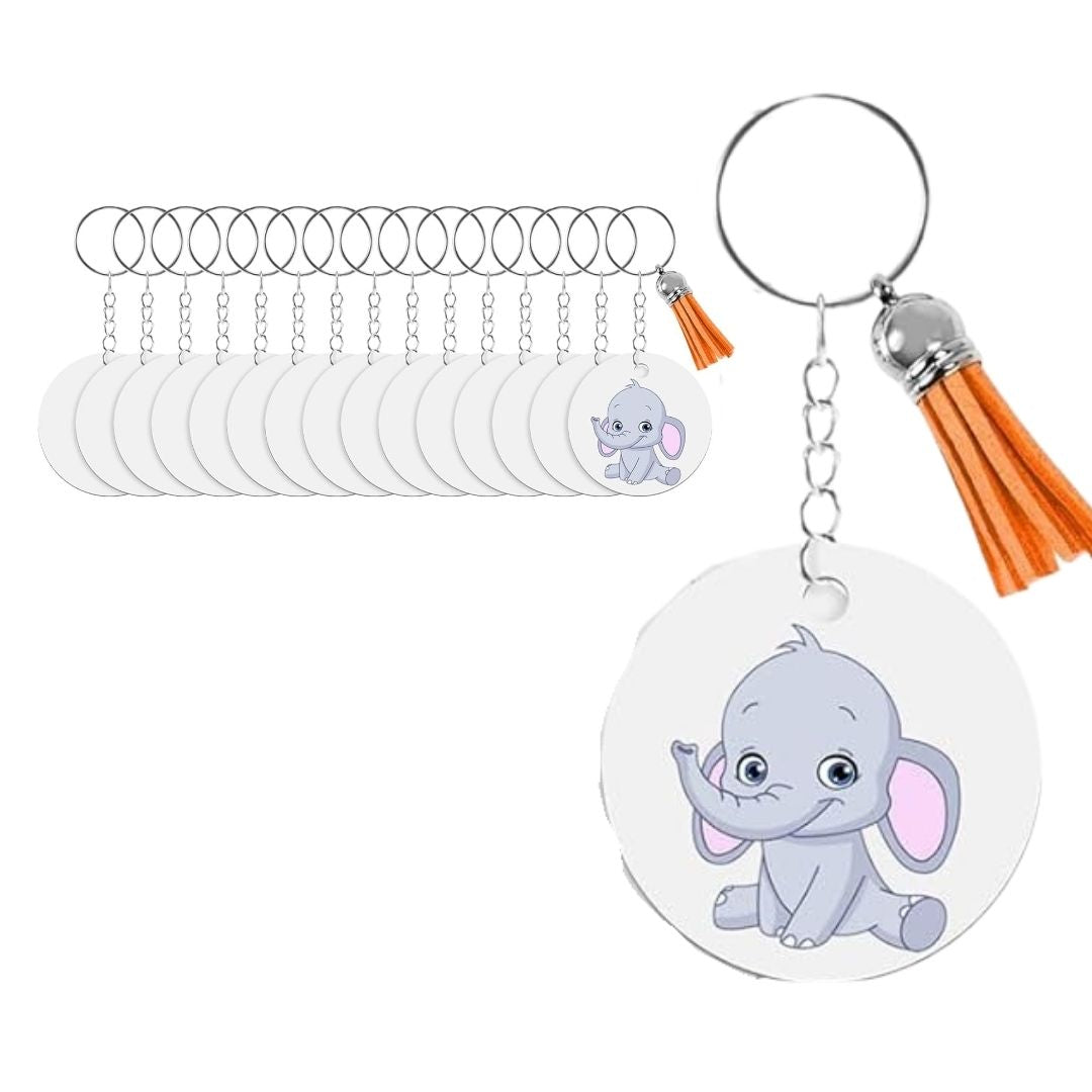 Llaveros Sublimables - Pack de 10 unidades