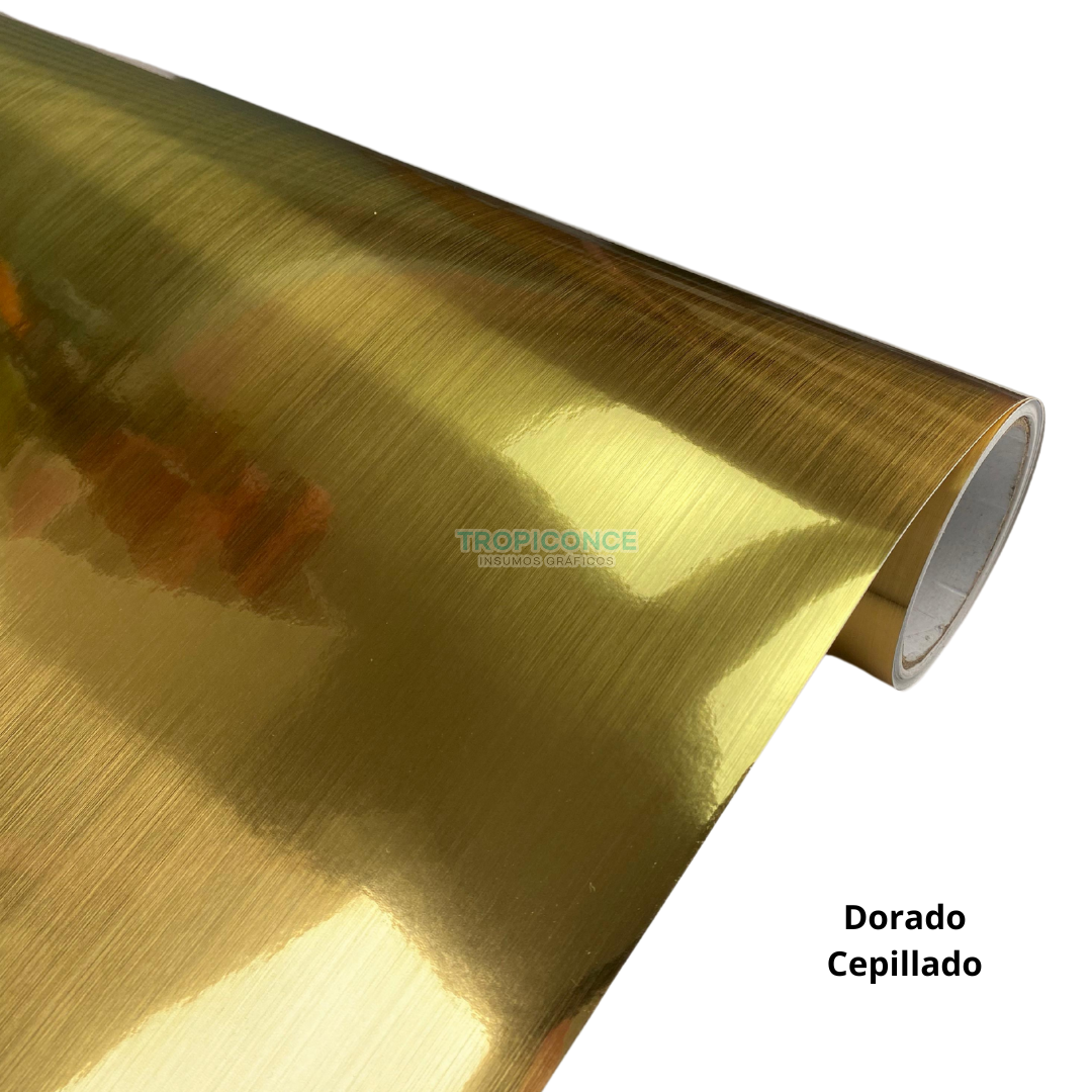 Vinilo Adhesivo Decorativo Metalizado
