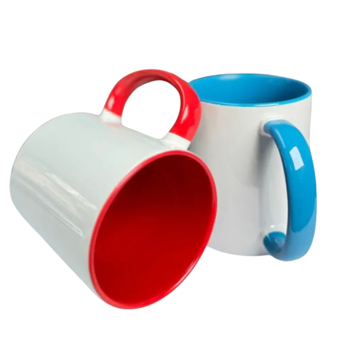 Taza Sublimable Interior y Mango de Color