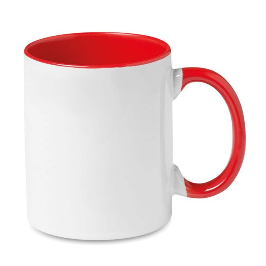 Taza Sublimable Interior y Mango de Color