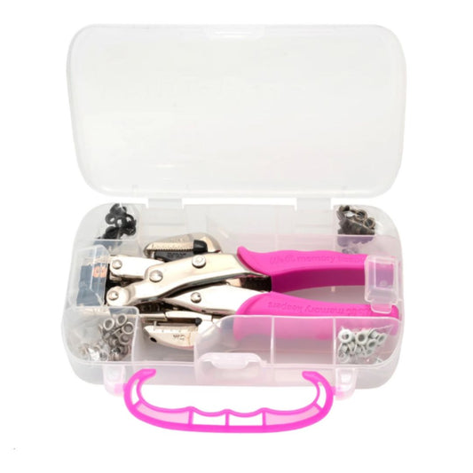 Crop-a-Dile con Estuche Perfora y Coloca Ojales