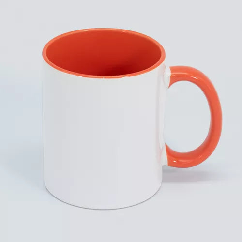 Taza Sublimable Interior y Mango de Color