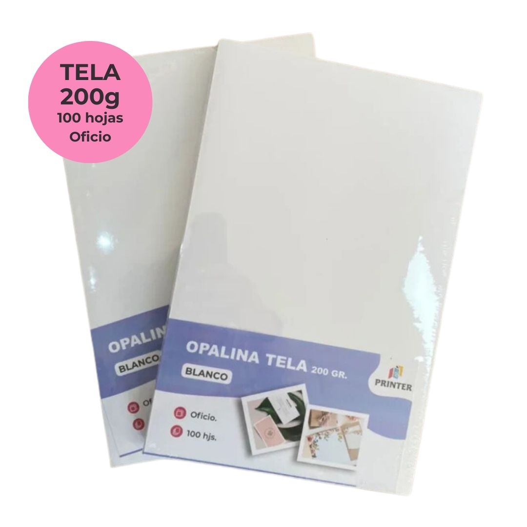Opalina Lisa y Tela Texturizada
