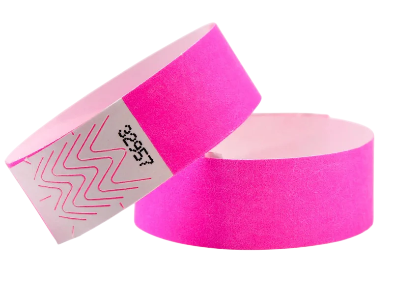 Pulseras Tyvek para Eventos y Actividades - 100 Unid