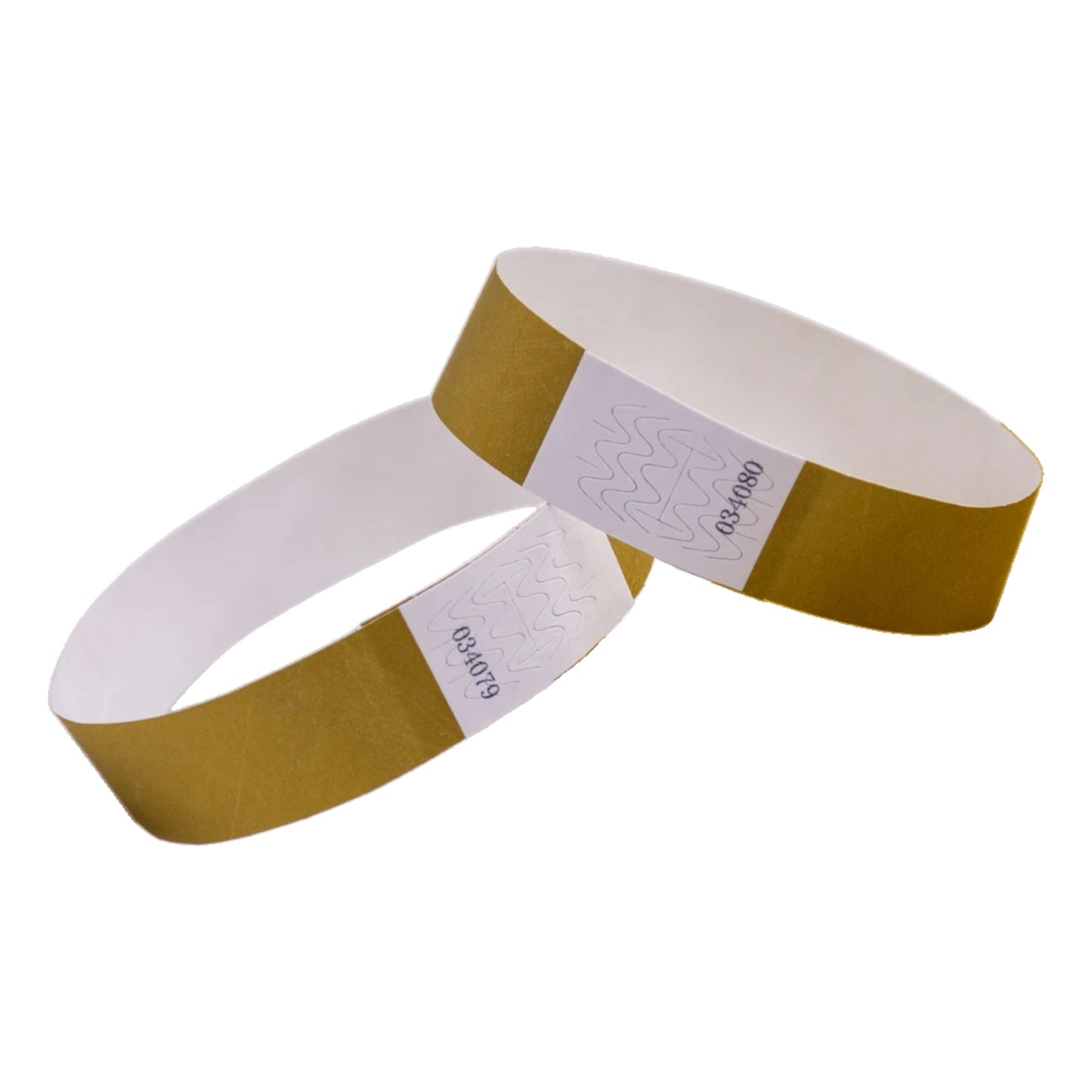 Pulseras Tyvek para Eventos y Actividades - 100 Unid