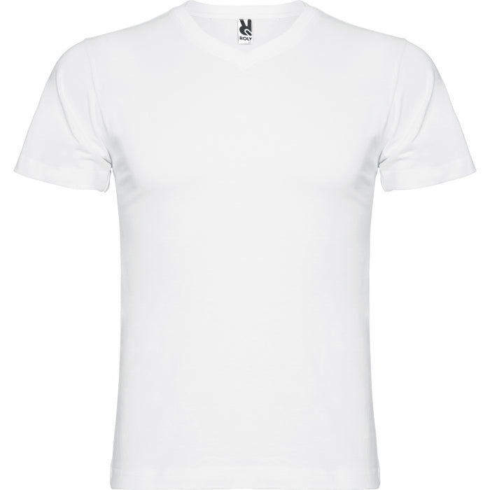 Polera Cuello V 100% Algodón Unisex