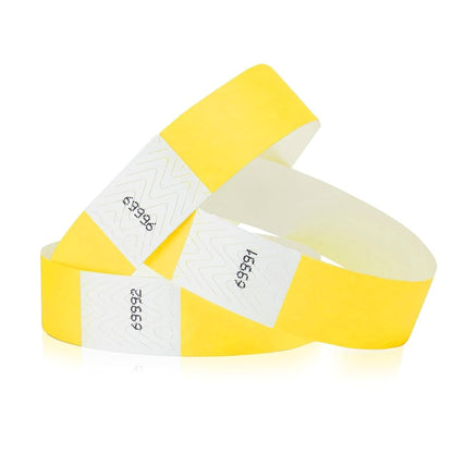 Pulseras Tyvek para Eventos y Actividades - 100 Unid
