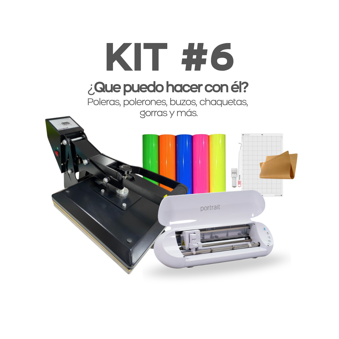 KIT #6 ESTAMPADORA PLANA 38X38 Y PLOTTER PORTRAIT 4