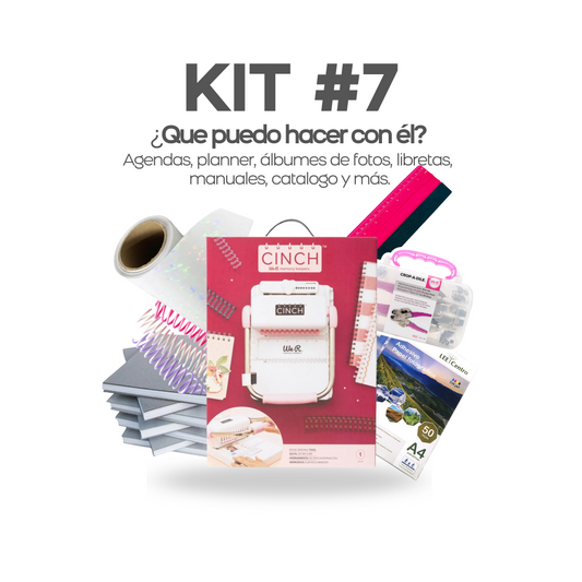 KIT #7 ENCUADERNADORA CINCH y CROP A DILE