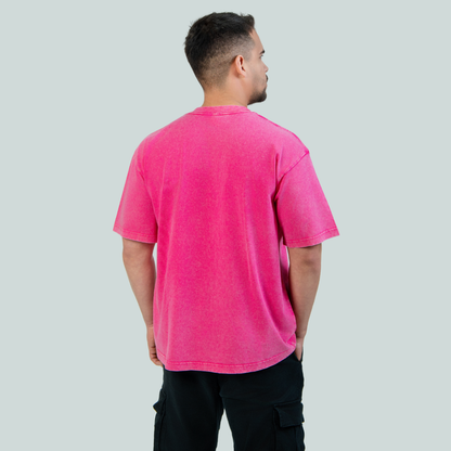 Polera Oversized Acid Wash