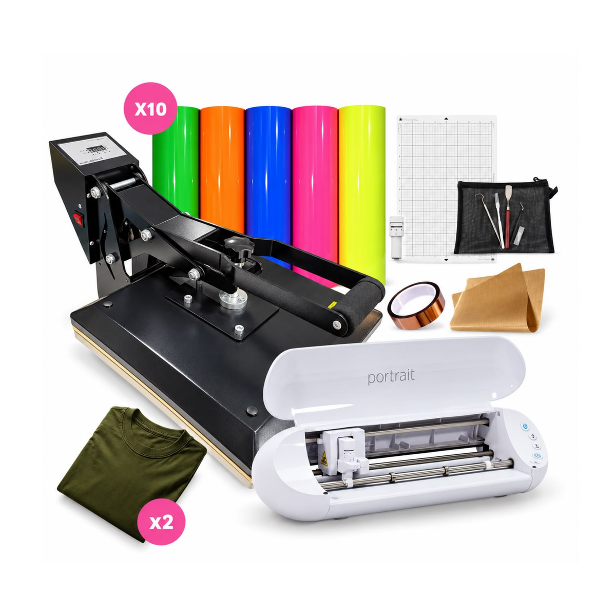 Kit inicial Poleras + Plotter de Corte #6