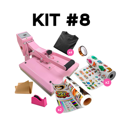ESTAMPADORA DE POLERAS + DTF TEXTIL Y DTF UV