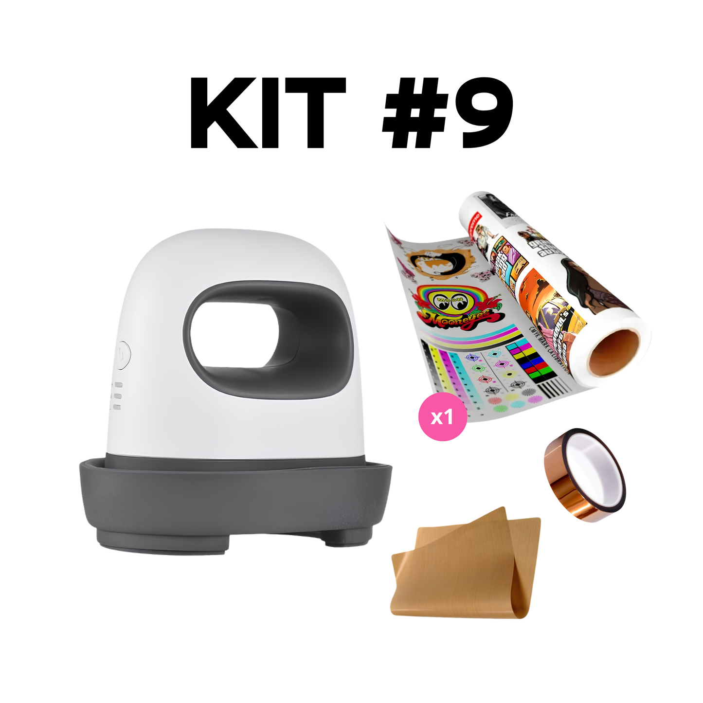 MINI PRESS + DTF TEXTIL E INSUMOS