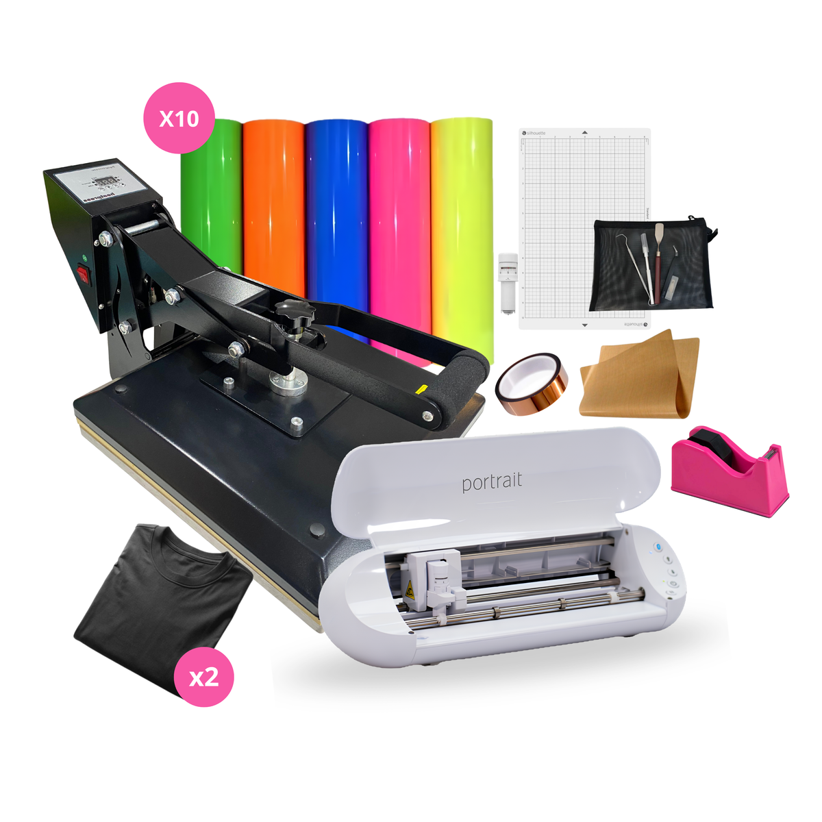 Kit inicial Poleras + Plotter de Corte #6