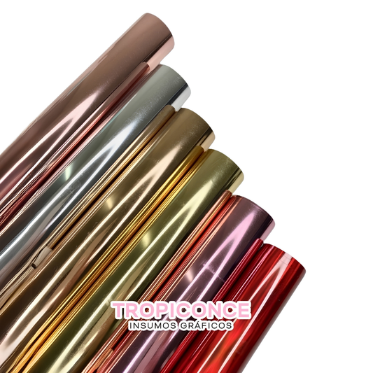 Vinilo Texil Foil Metalizado
