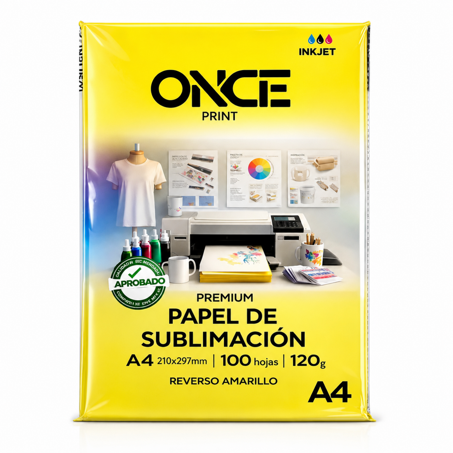 Papel de Sublimacion A4 120gr