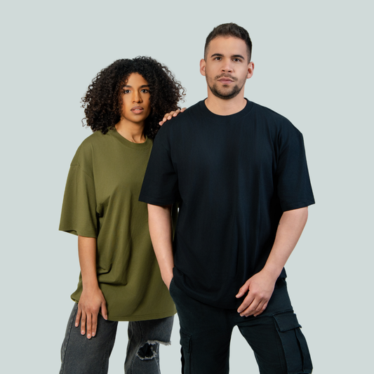 Polera Oversized Colores Lisos