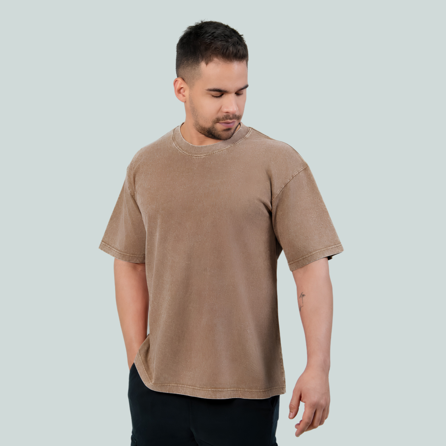 Polera Oversized Acid Wash