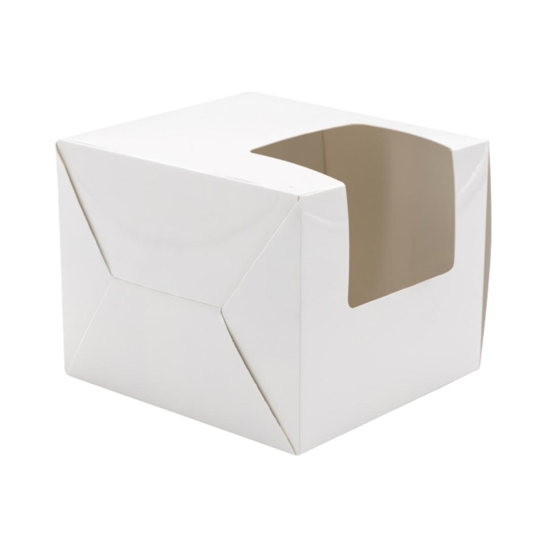 Caja para Tazones con Visor Sublimables - Pack x10 Und