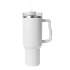 Insulated tumbler with handle