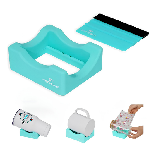 SOPORTE DE SILCONA PARA VASOS + ESPATULA