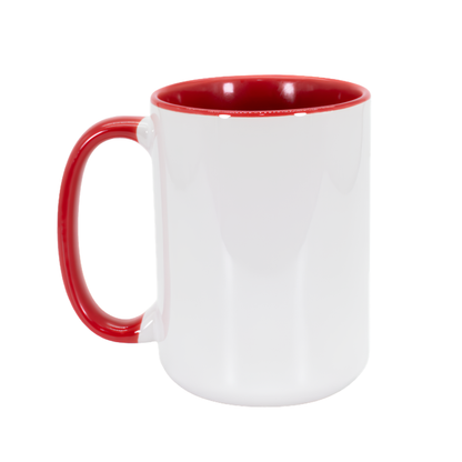 Taza Sublimable Interior y Mango de Color